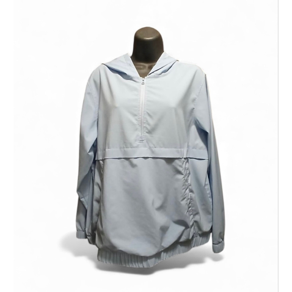 Women's ebb & flow Light Blue Hooded Pullover Sweatshirt XL - Picture 1 of 7